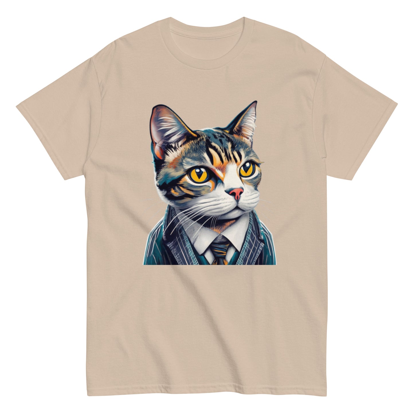 Elegant Katt i Kostym T-shirt