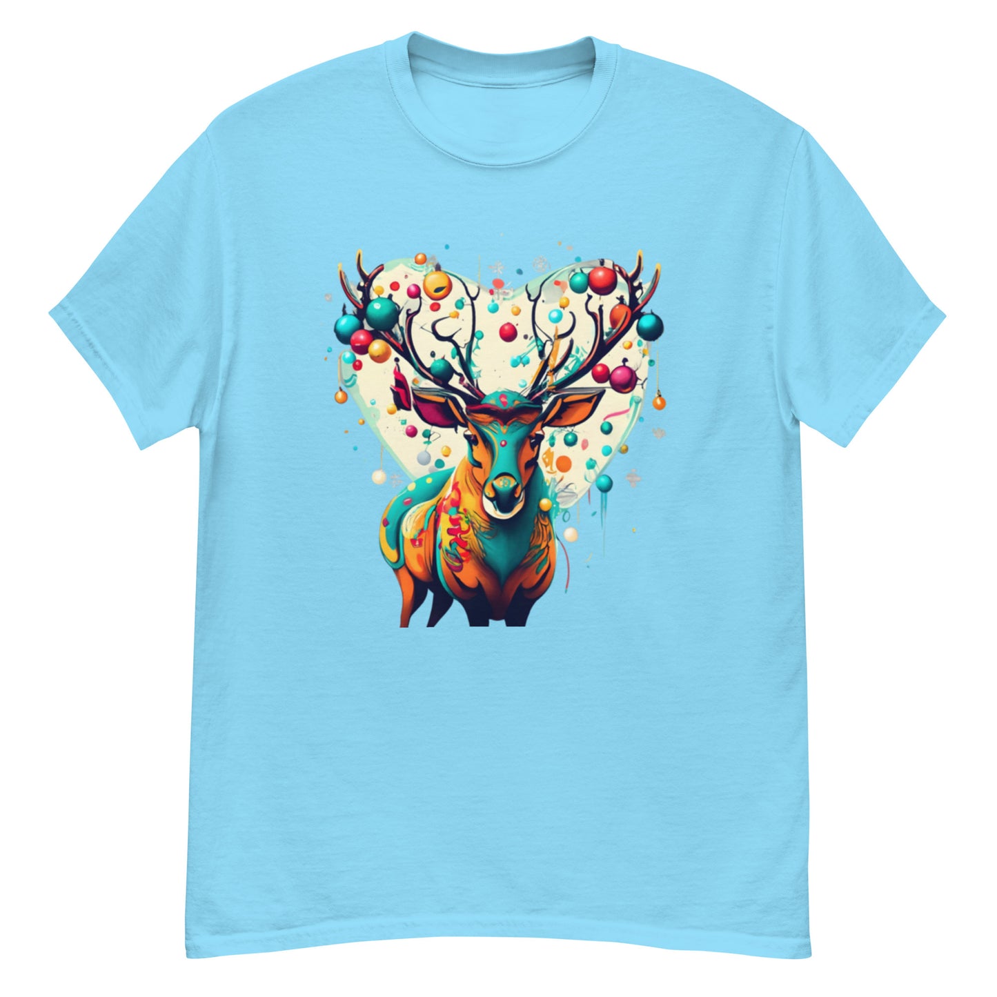 The Magic of Christmas T-shirt with Deer in Vector Art