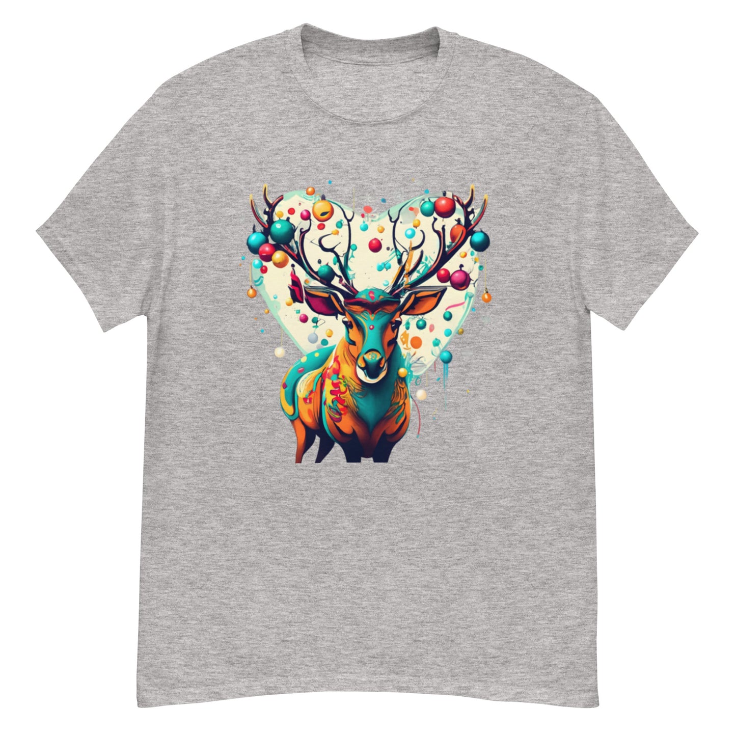 The Magic of Christmas T-shirt with Deer in Vector Art