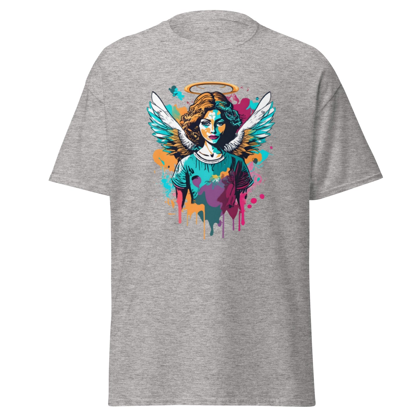 Enchanting Christmas Angel T-shirt with Angel in Vector Art