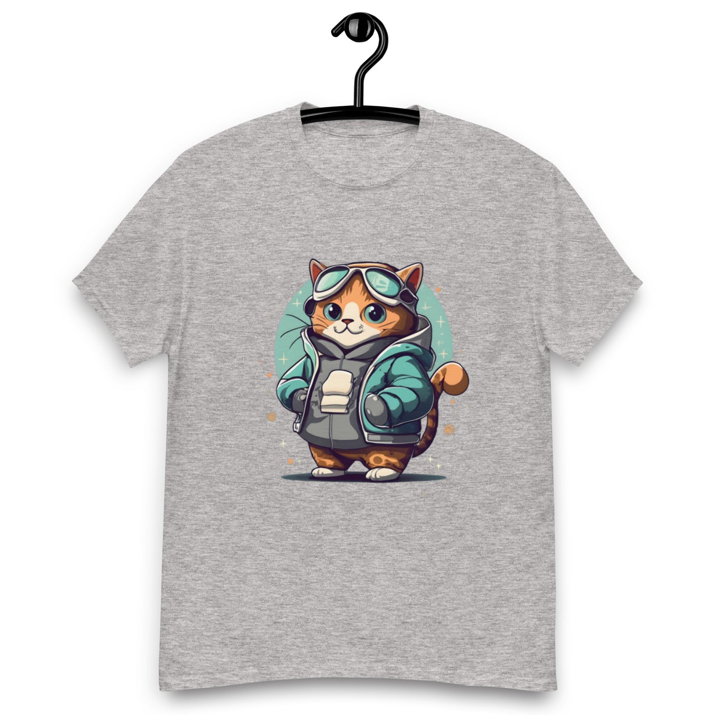 Cool Katt med Skidglasögon T-shirt