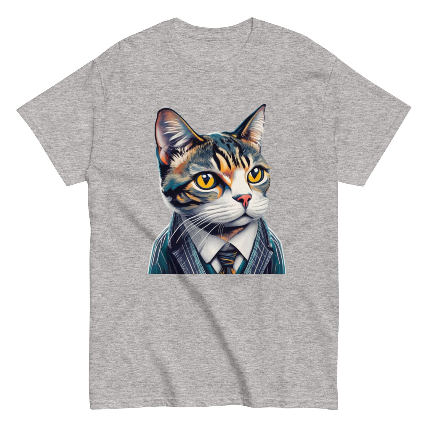 Elegant Katt i Kostym T-shirt