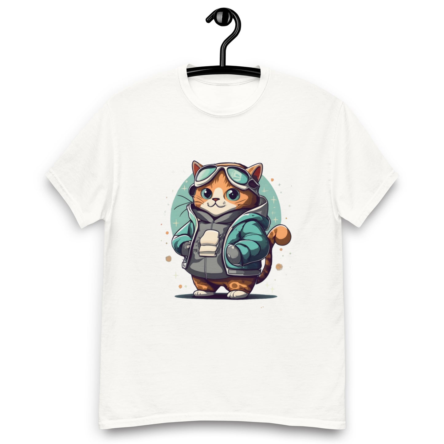 Cool Katt med Skidglasögon T-shirt